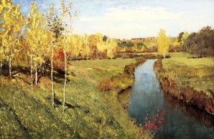 И. Левитан. Золотая сень
